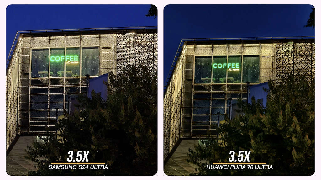 Samsung S24 Ultra vs Huawei P70 Pura Ultra